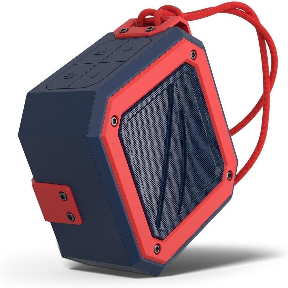 Nautica SP100 Bluetooth Portable Speaker - Waterproof Wireless Speaker Navy Red